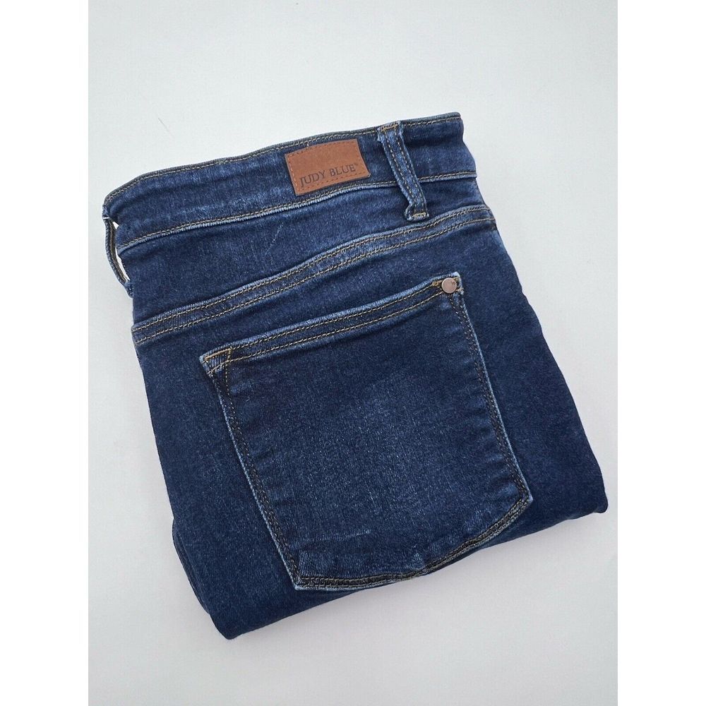 Judy Blue Skinny Fit Stretch Jeans Womens 15/32 JB82253DK Dark Wash‎ 28" Inseam